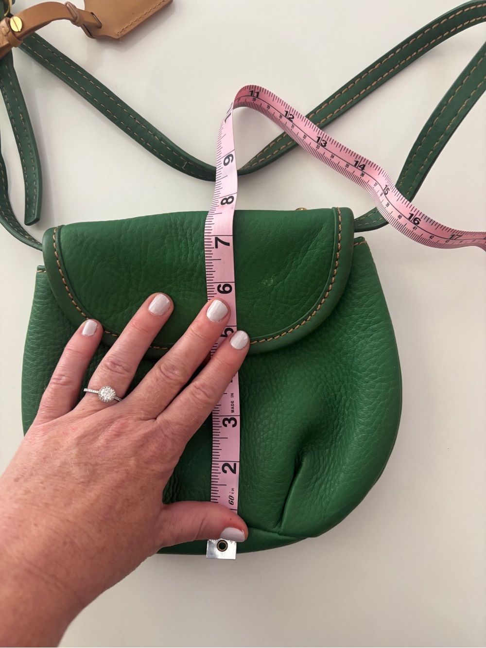 Ugg Green Leather Crossbody Bag - Picture 5 of 5